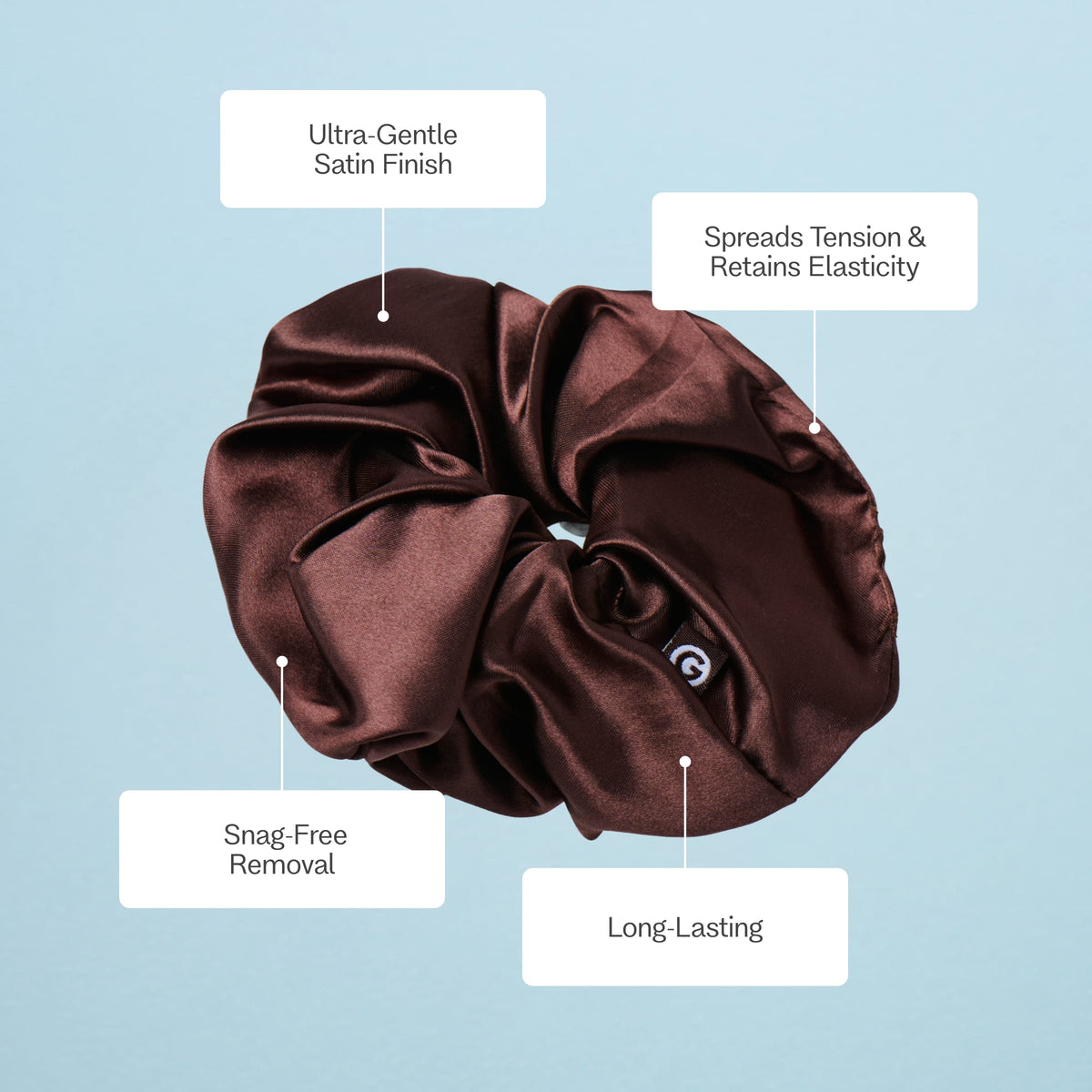 Forever Yours Satin Scrunchie