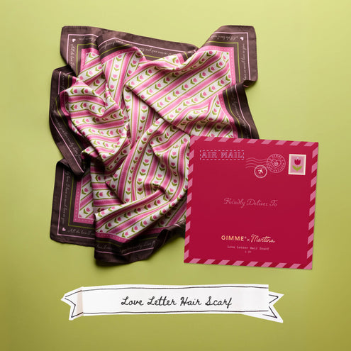Love Letter Hair Scarf by Gimme Beauty