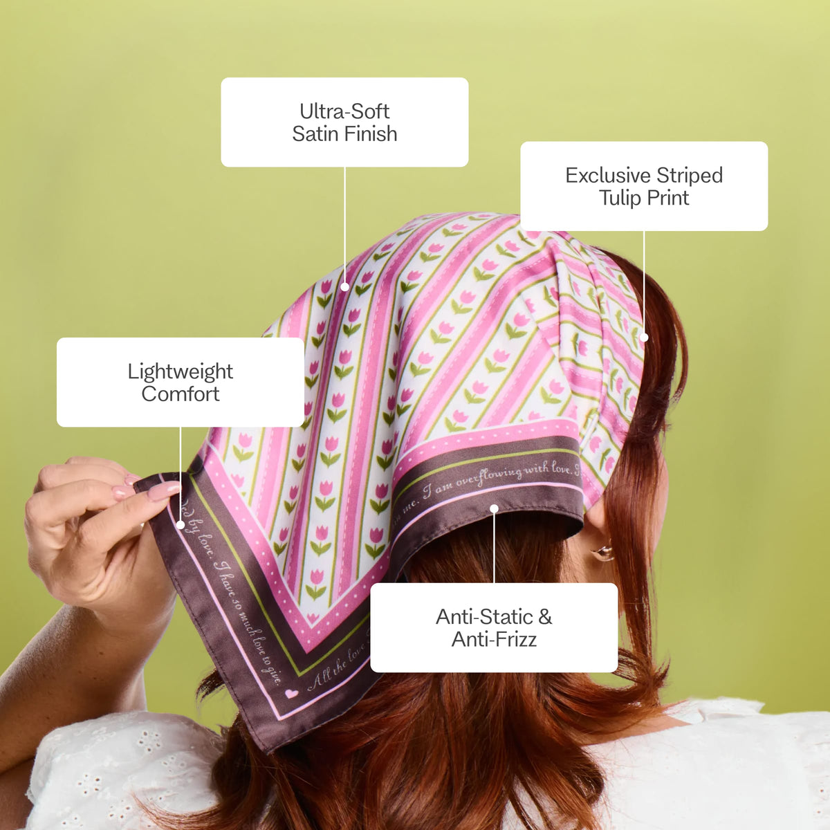 Love Letter Hair Scarf by Gimme Beauty