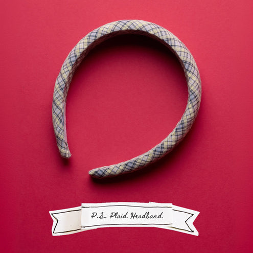 P.S. Plaid Headband by Gimme Beauty