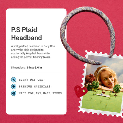 P.S. Plaid Headband