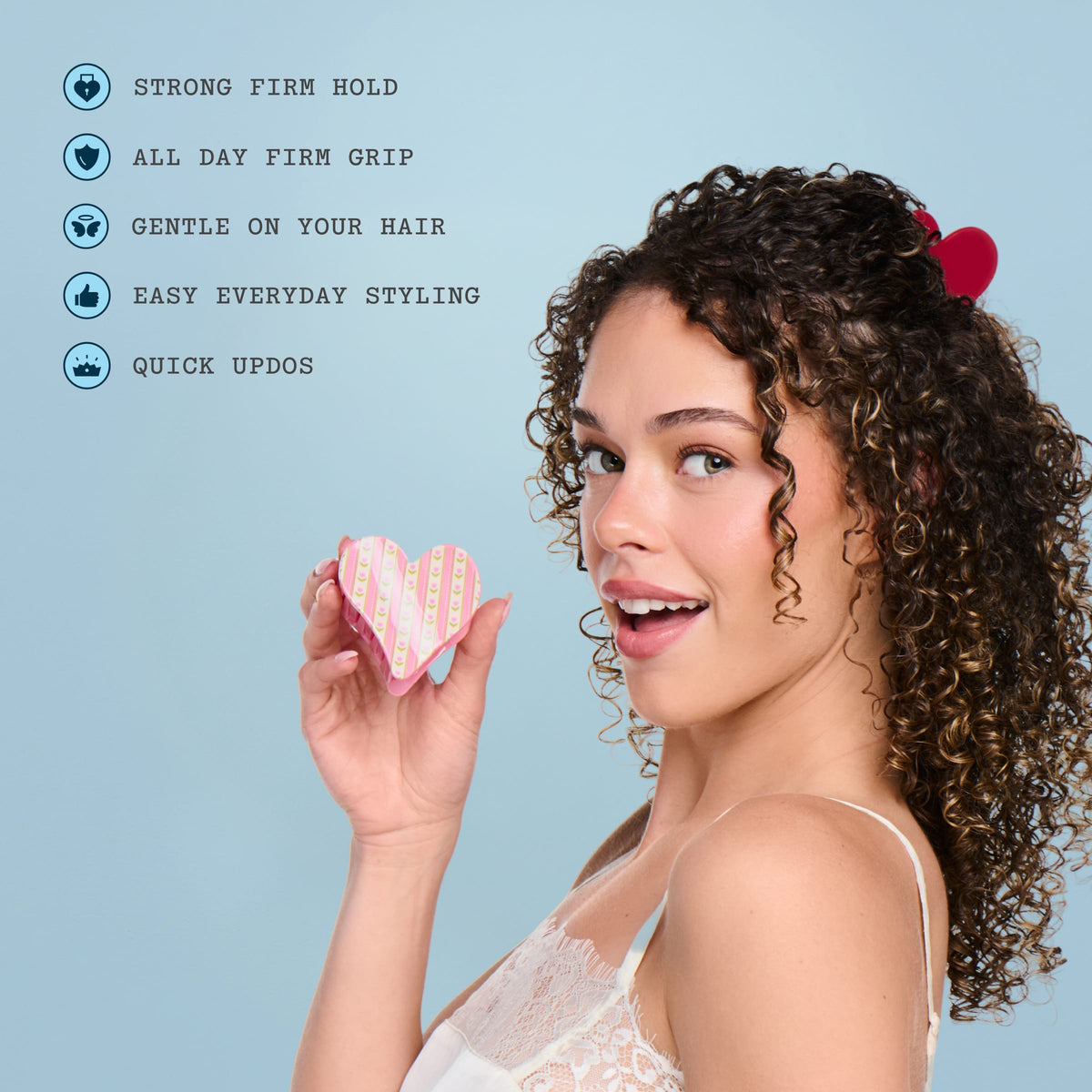 With Love Hair Clips