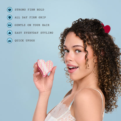 With Love Hair Clips