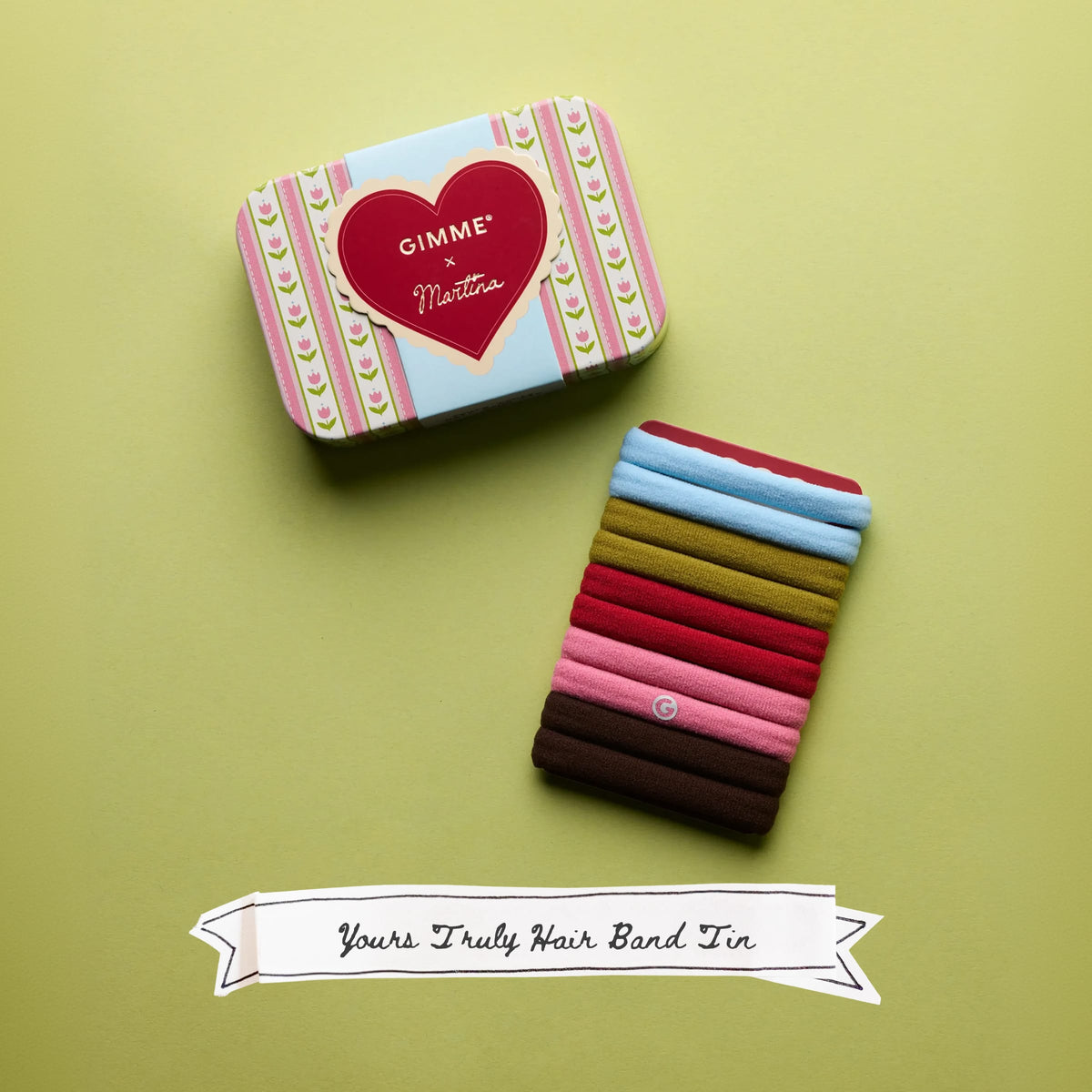 Yours Truly Hair Band Tin