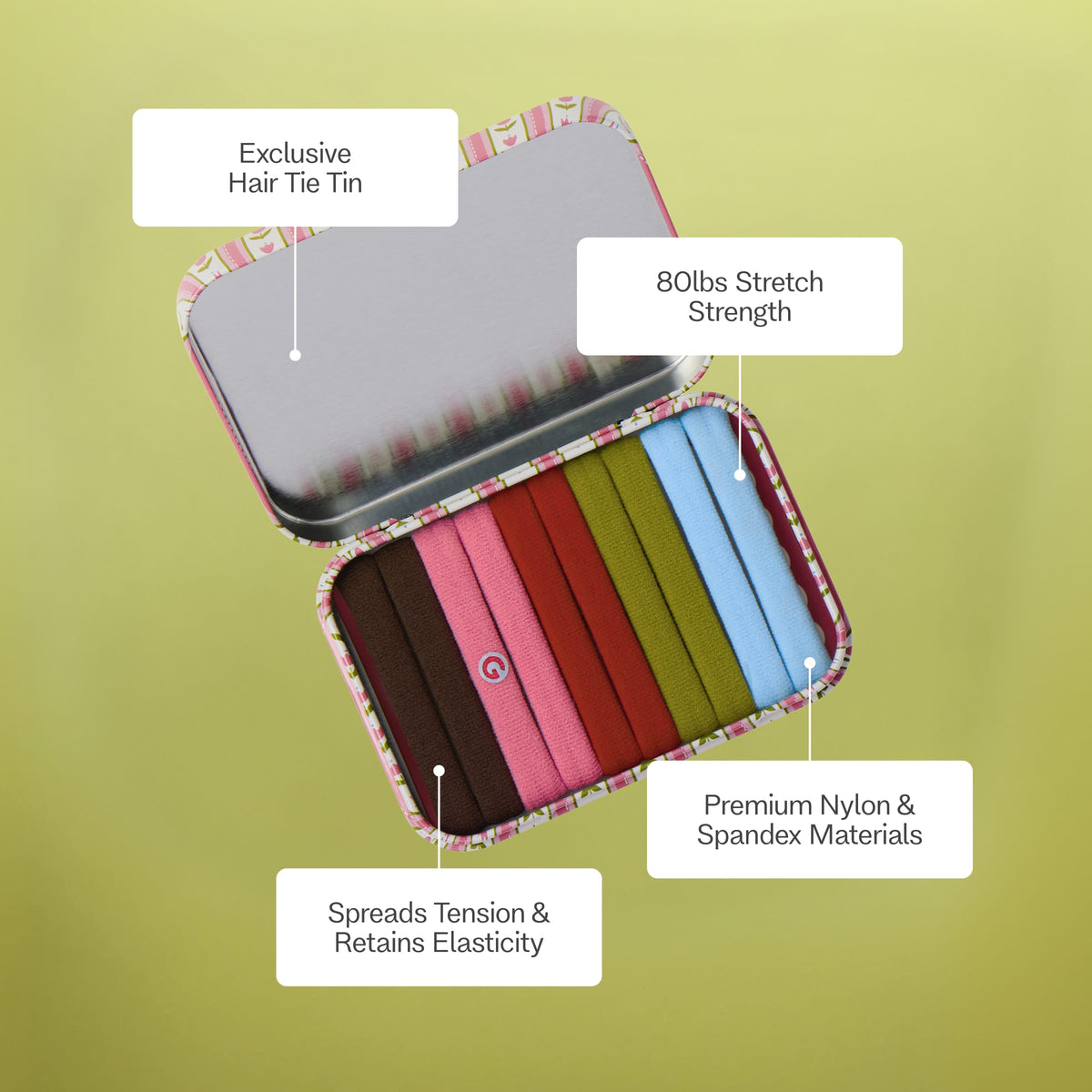 Yours Truly Hair Band Tin