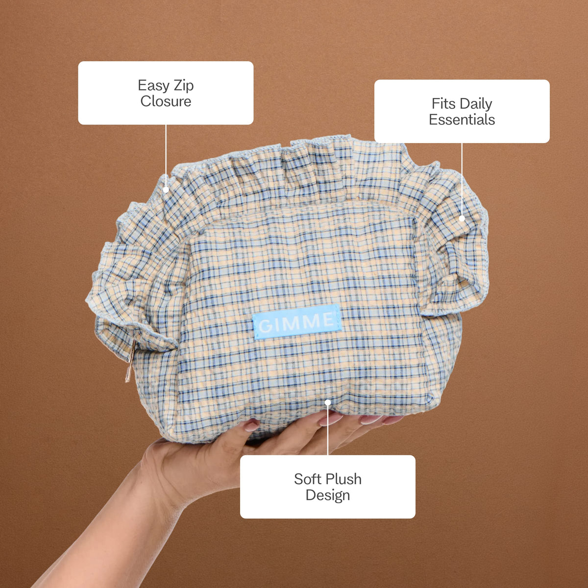 P.S. Plaid Pouch