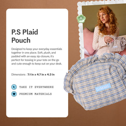 P.S. Plaid Pouch