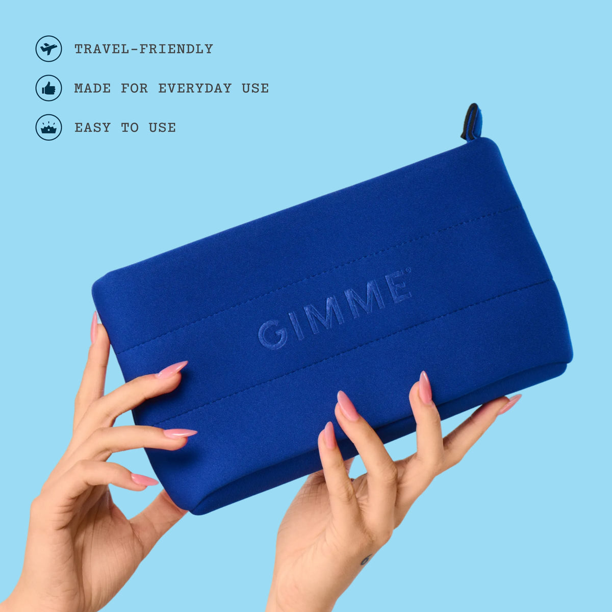 Getaway Pouch - Cobalt Crush by Gimme Beauty
