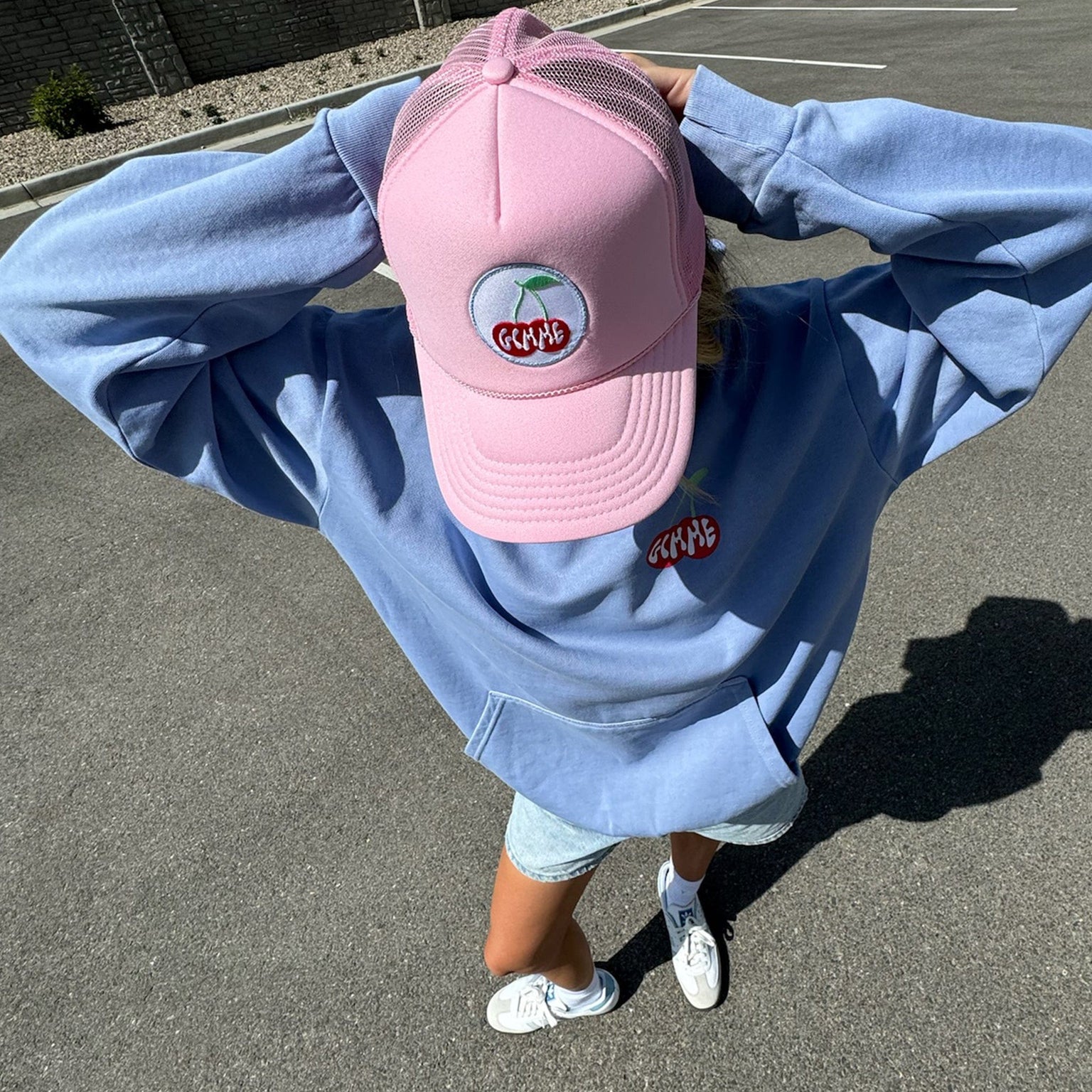 Cherry Trucker Hat