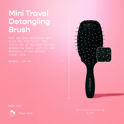 Mini Travel Detangling Brush - Fine Hair