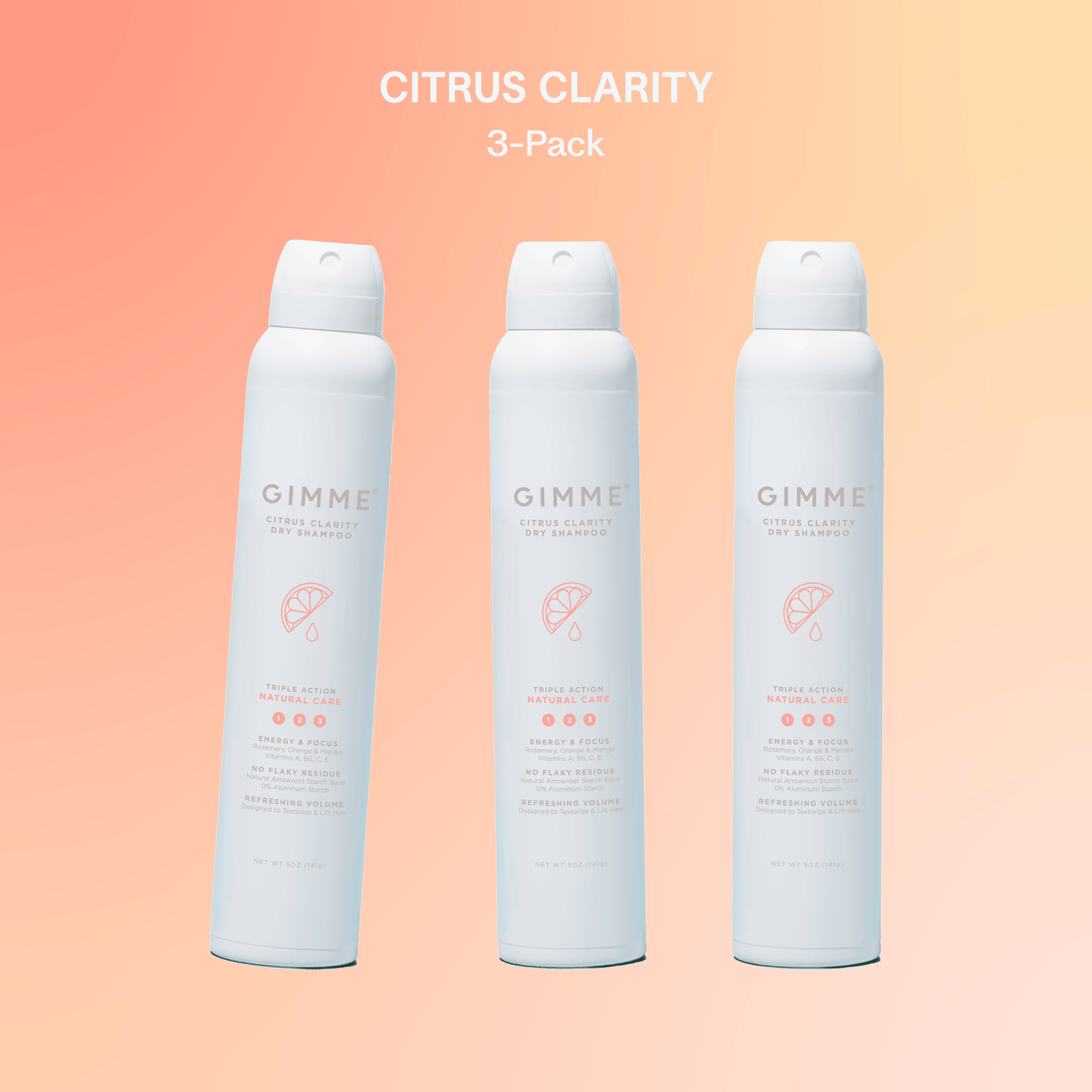 Dry Shampoo - Citrus Clarity 3-Pack