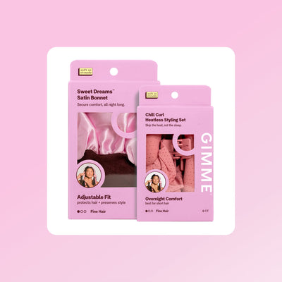 Chill Curl Heatless Styling & Satin Bonnet - Fine Hair