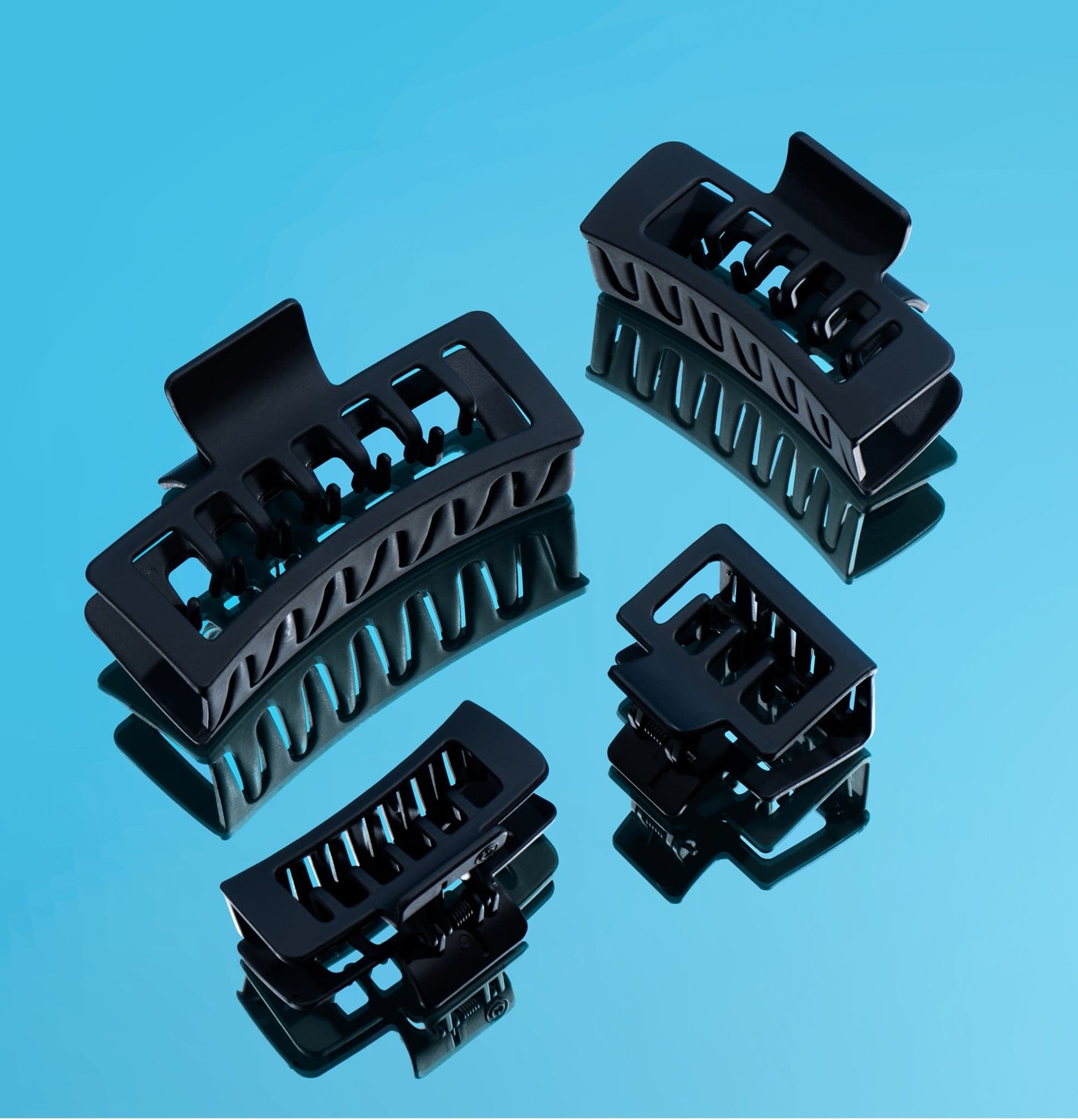 Thin Rectangle Claw Clip Duo – GIMME Beauty