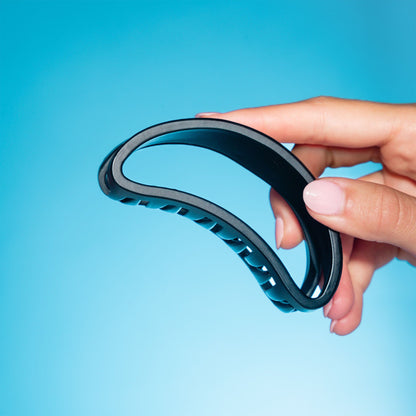 Minimal Oval Claw Clip Duo - Black & Tortoise