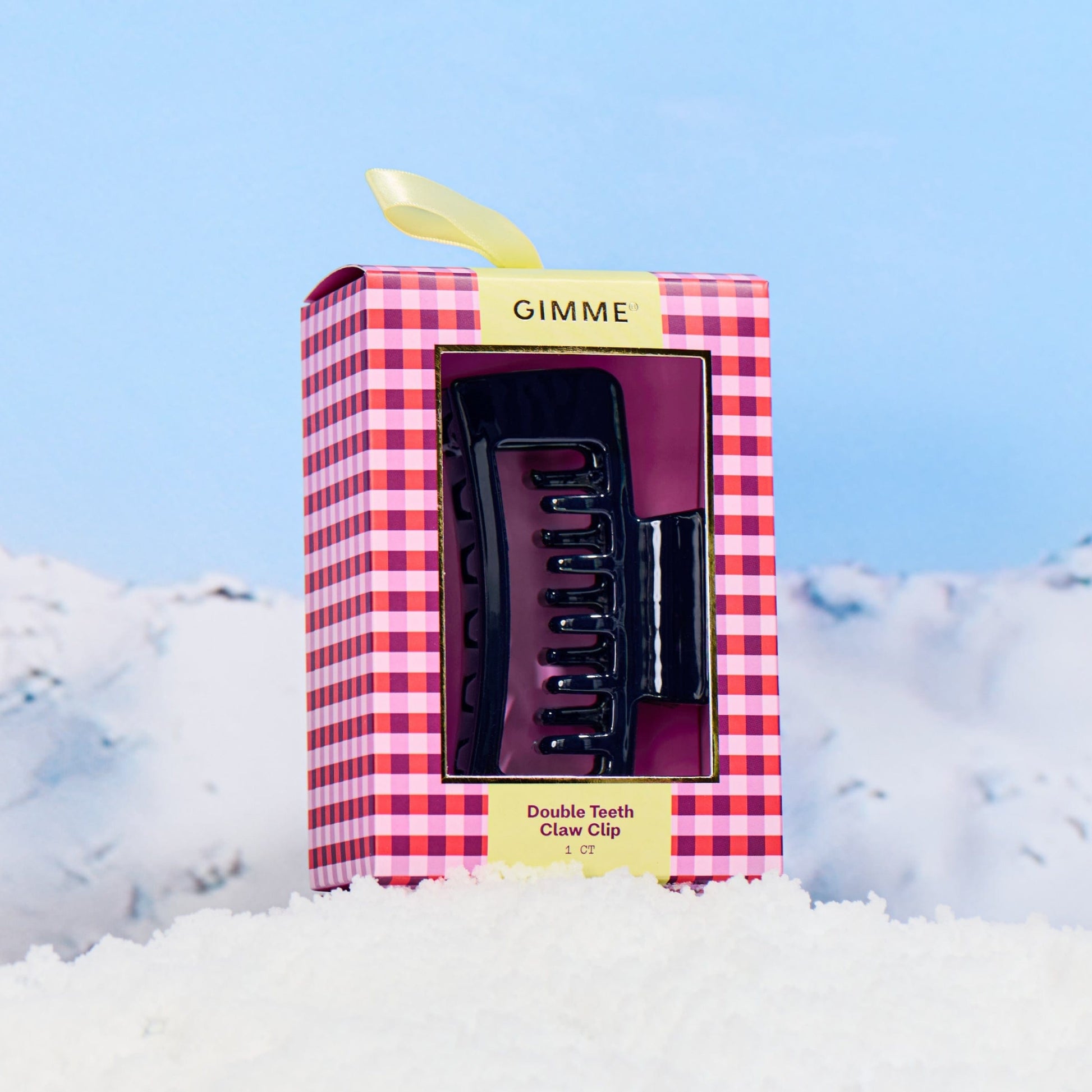 Gimme Gimme Double Teeth Claw Clip in Mountain Blue — product image