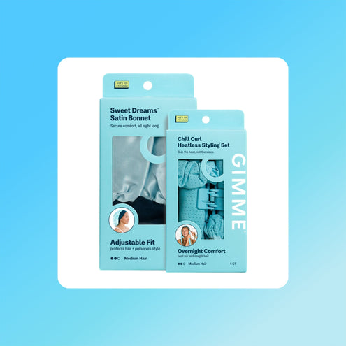 Chill Curl Heatless Styling & Satin Bonnet - Medium Hair