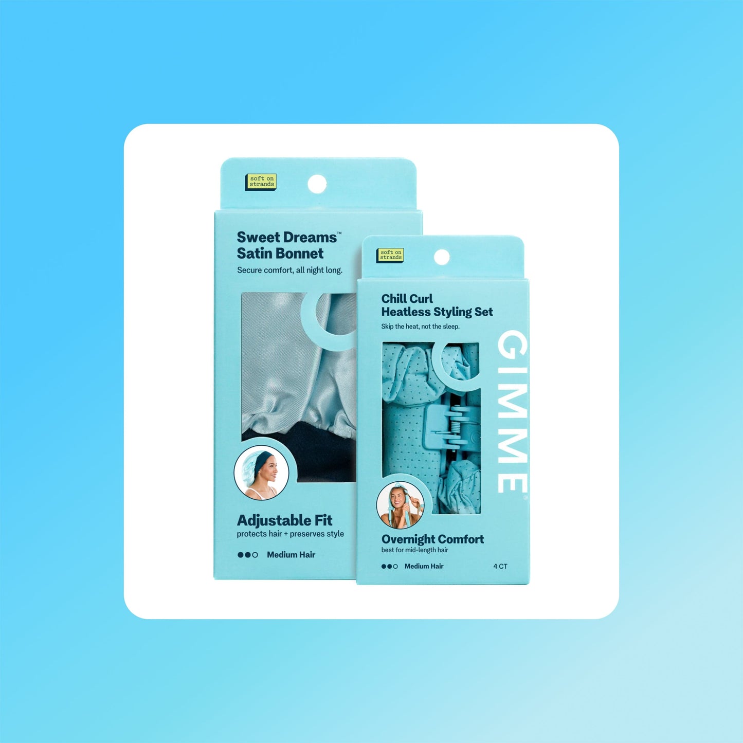 Chill Curl Heatless Styling & Satin Bonnet - Medium Hair