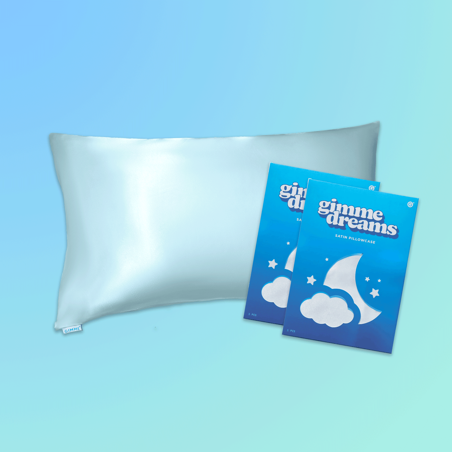 Satin Pillowcase - White - Queen