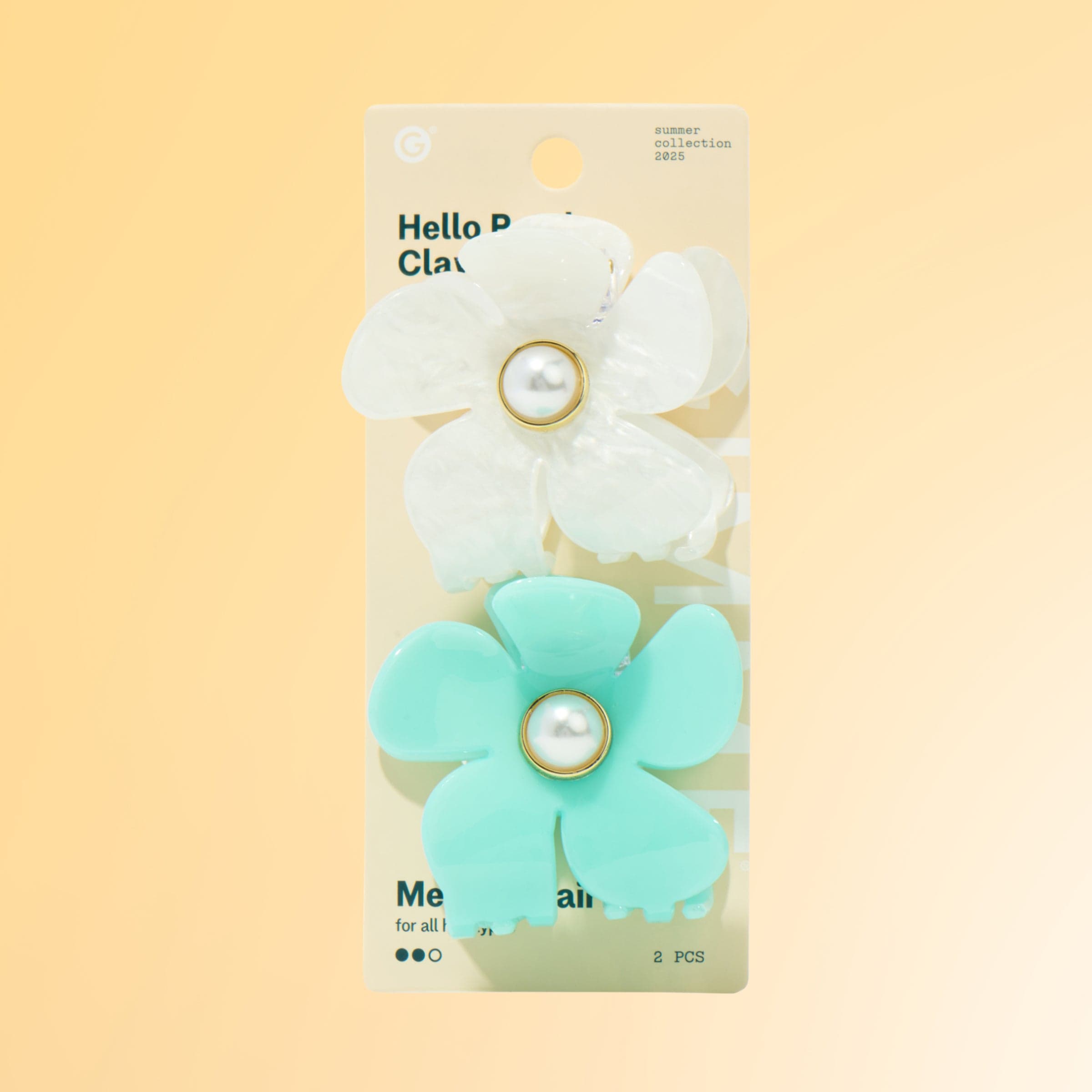 Hello Pearl Claw Clip Duo – Elegant Hold | Gimme Beauty – GIMME Beauty
