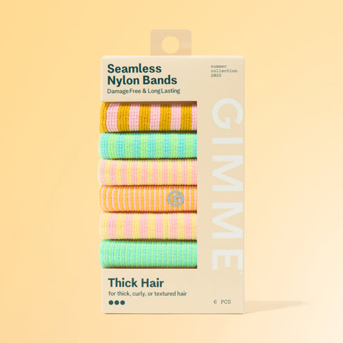 Seamless Nylon Bands Thick Fit Summer Stripe
