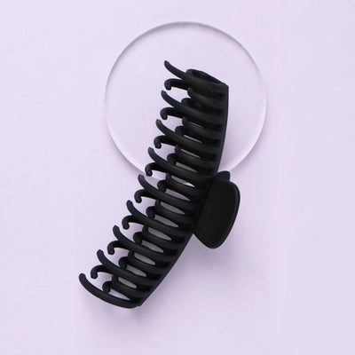 Large Barrel Double Claw Clip - Black