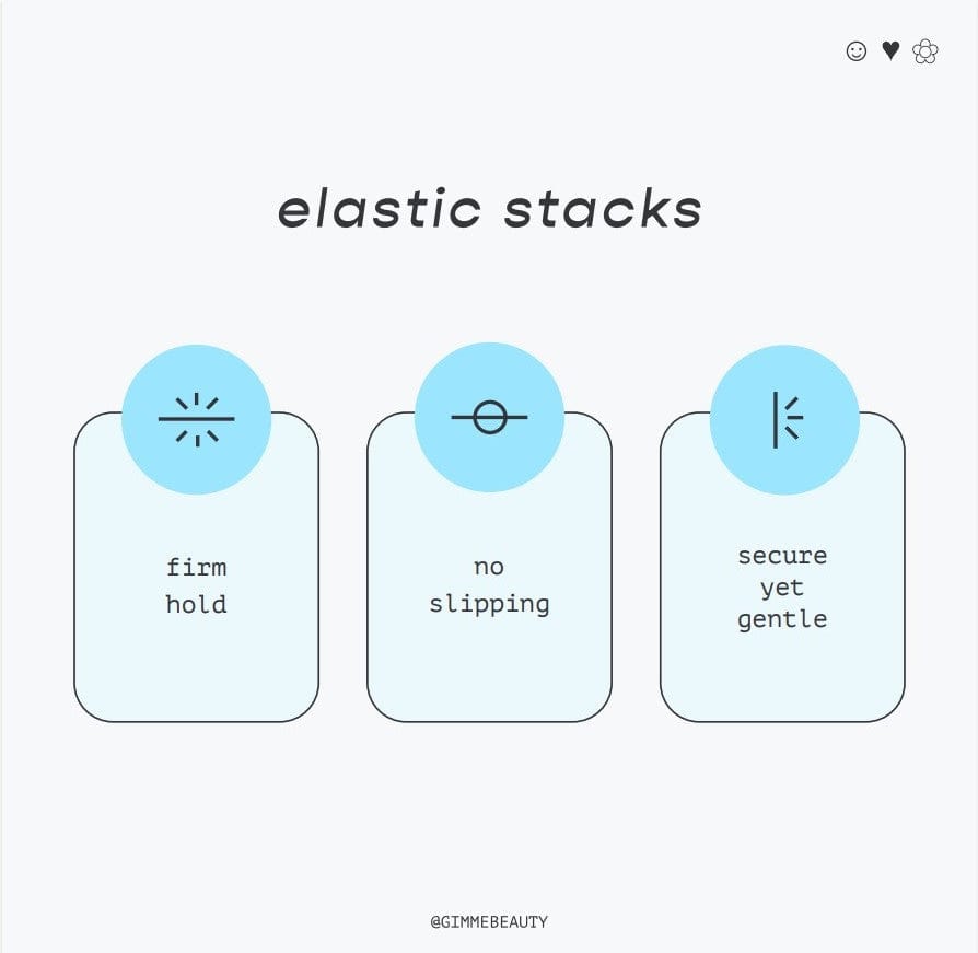 Elastic Stacks - Black 320PC